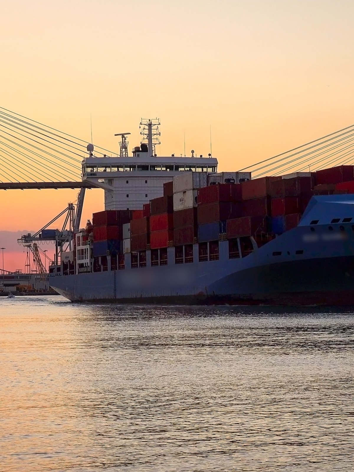 a large ship in a body of water